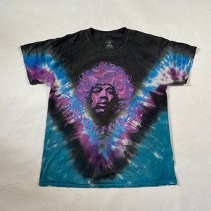 Jimi Hendrix Tie Dye Cotton Shirt